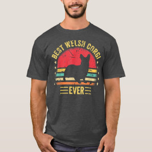 Best Welsh Corgi Ever Retro Funny Cute Vintage Cor T-shirt