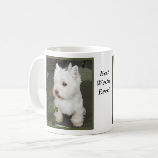 Best West Highland Terrier Ever Mok (Voorkant links)