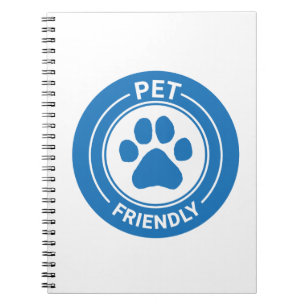 Best Westie Pet Friendly Drawn Paw - Blauw Notitieboek