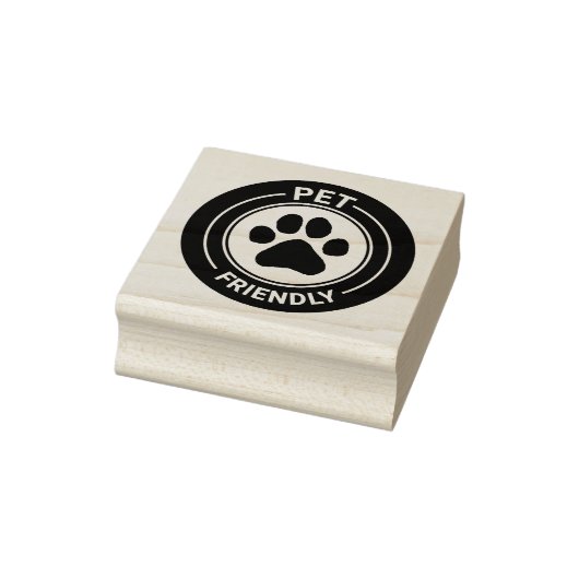 Best Westie Pet Friendly Drawn Paw - Zwart Rubberstempel (Stempel)