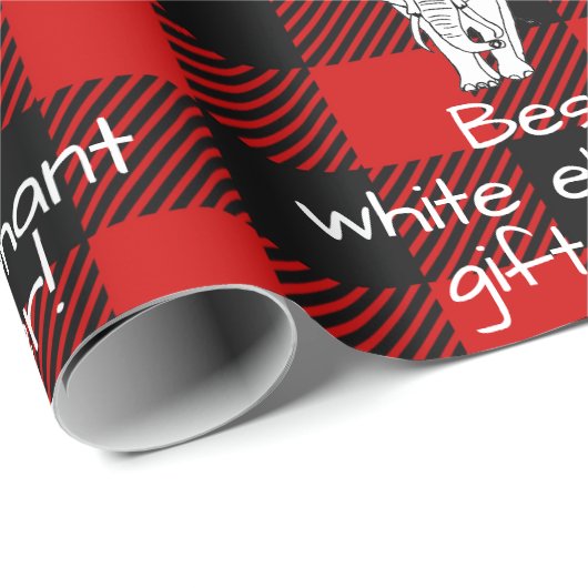 Best White Elephant Gift Exchange Buffalo Pset Cadeaupapier (Rol Hoek)