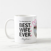 Best Wife Ever Custom Photo Funny Marriage Humor Koffiemok (Links)