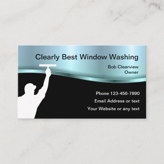 Best Window Washing Visitekaartje (Voorkant)