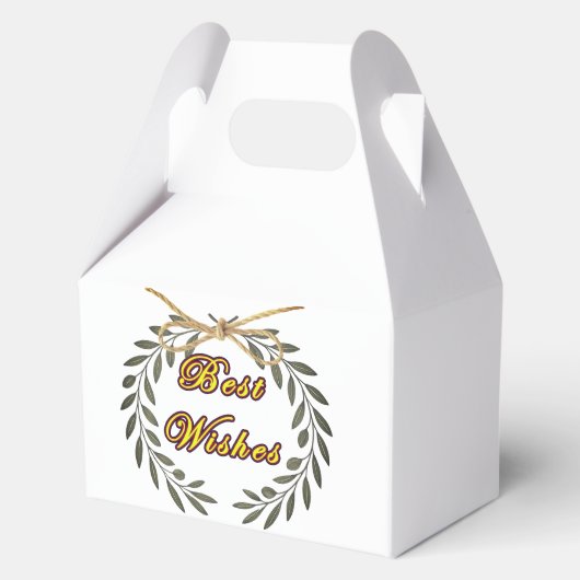 Best Wishes  Bedankdoosjes (Achterkant)