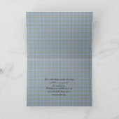 Best Wishes On Birthday Nova Scotia Tartan Kaart (Binnen)