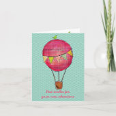 Best Wishes Travel Travelling Good Trip Greeting Kaart (Voorkant)