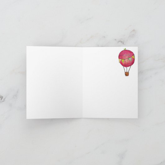 Best Wishes Travel Travelling Good Trip Greeting Kaart (Binnen)