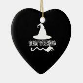 Best Witches Funny Witch Shirt Halloween 2021 Keramisch Ornament (Rechts)