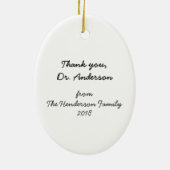 Best Woman Veterinarian Ornament (Achterkant)