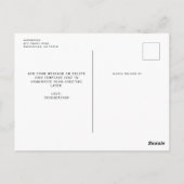 Best Year Ever Modern New Baby Photo Collage Briefkaart (Achterkant)