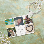 Best Year, nog wel Script 10 Photo Collage Sleutelhanger<br><div class="desc">Geef uw 10 favoriete foto's,  naam en datum een persoonlijk tintje om een unieke foto-collage,  geheugen en geschenk te creëer. Ontworpen door: Thisnotme©</div>