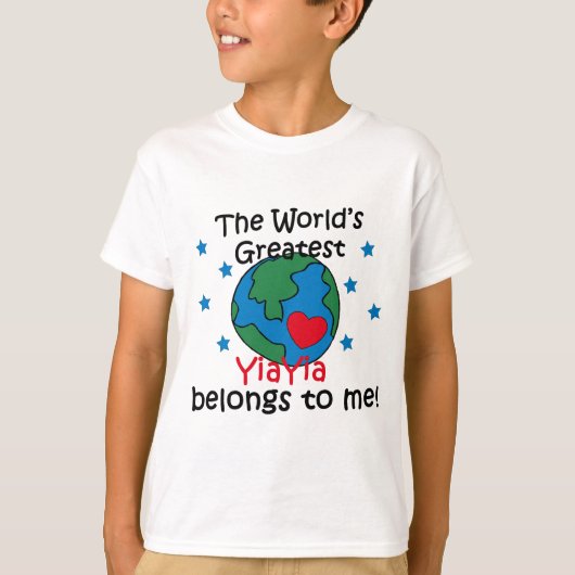 Best YiaYia behoort tot mij T-shirt (Voorkant)