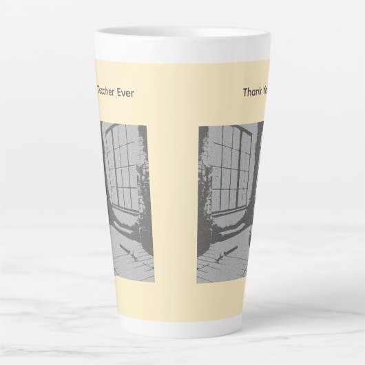 Best Yoga Teacher Ever Latte Mok (Voorkant)