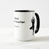 Best Yoga Teacher Mok (Voorkant rechts)