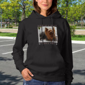 Best Yorkie Mam Pink Gray Paws Foto Hoodie
