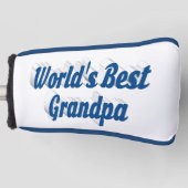 Best zee blue text golfheadcover (Voorkant)