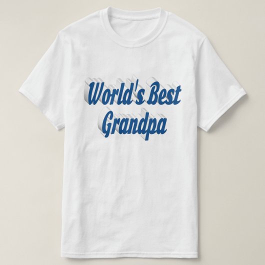 Best zee blue text t-shirt (Design voorkant)