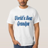 Best zee blue text t-shirt (Voorkant)
