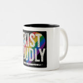 Besta met trots regenboog statement mok (Voorkant rechts)