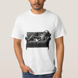 Bestaan is uitputtend skelet T-shirt