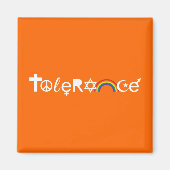 BESTAAN MET TOLERANTIE MAGNEET (Voorkant)