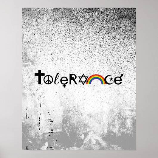 BESTAAN MET TOLERANTIE -.png Poster (Voorkant)