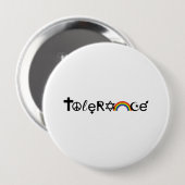 BESTAAN MET TOLERANTIE -.png Ronde Button 4,0 Cm (Voorkant /achterkant)