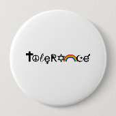 BESTAAN MET TOLERANTIE -.png Ronde Button 4,0 Cm (Voorkant)