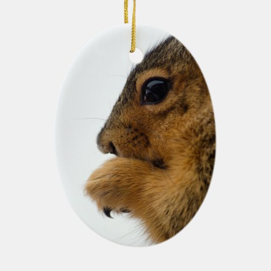 Bestaande eekhoorn keramisch ornament (Achterkant)