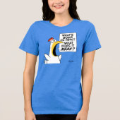 Bestaande kip door Sandra Boynton Tri-Blend Shirt (Voorkant)