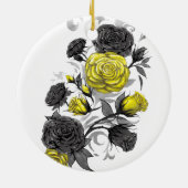 Bestaande Rozen Keramisch Ornament (Achterkant)