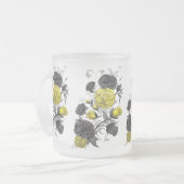 Bestaande Rozen Matglas Koffiemok (Voorkant links)