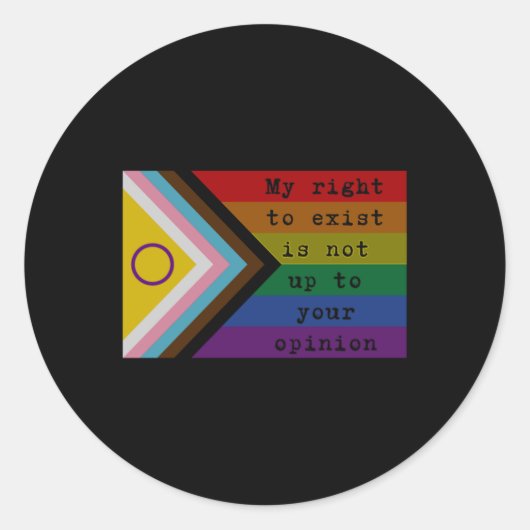 bestaansrecht van de Sticker (Voorkant)