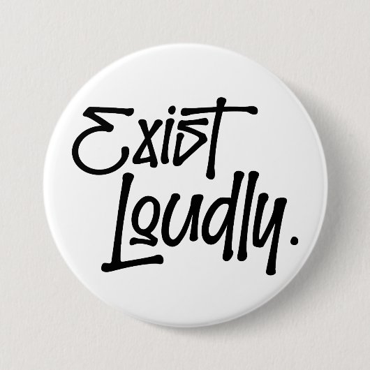 Bestaat luid Button (Voorkant)