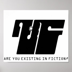 BESTAAT U IN FICTIE? POSTER