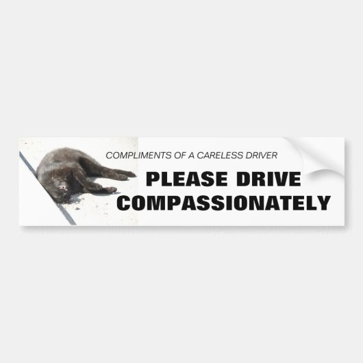 BESTAND COMPASSIONAAL BUMPERSTICKER (Voorkant)