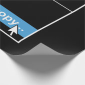 Bestand maakt een kopie van de computerwetenschap cadeaupapier (Hoek)