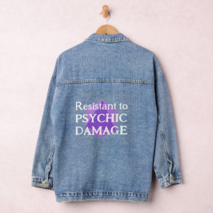 Bestand tegen psychische schade denim jacket