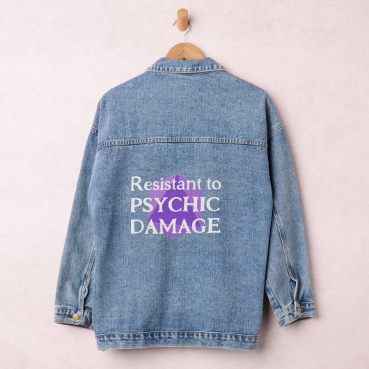 Bestand tegen psychische schade denim jacket (Hangar)