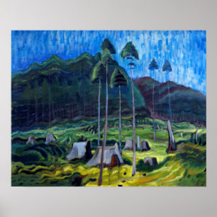 Bestanden en eindigt door Emily Carr 20x16 Poster