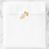 Bestanden Ronde Sticker (Tas)