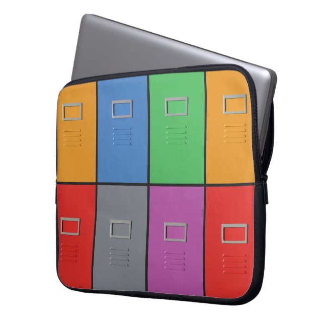 Bestandskasten aangepaste laptophoes laptop sleeve (Voorkant Links)