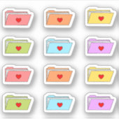 Bestandsmappen Kantoor Werk Bestandsplanner organi Sticker (Voorkant)