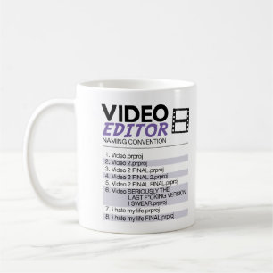 Bestandsnamen van editors koffiemok