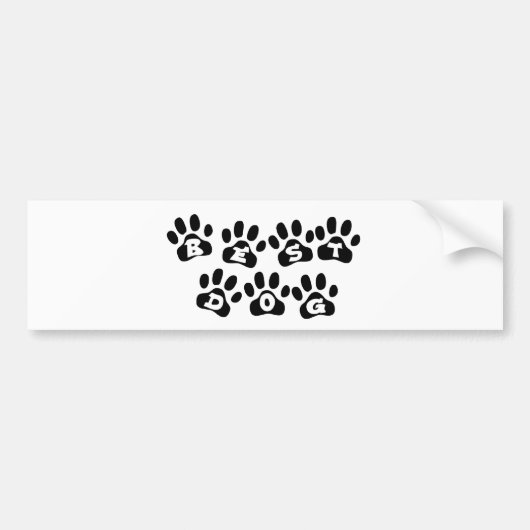 Bestdog Bumpersticker (Voorkant)