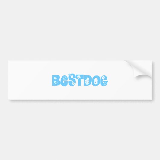 Bestdog Bumpersticker (Voorkant)