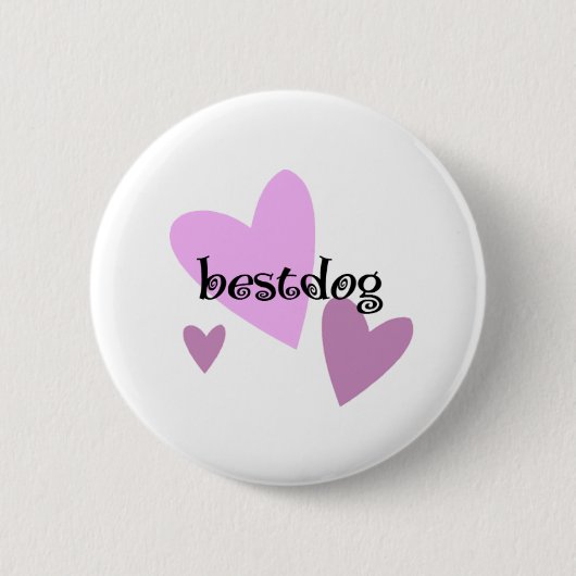 Bestdog Ronde Button 5,7 Cm (Voorkant)