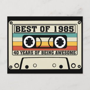 Beste 1985 40 jaar geweldige feestdagenkaart
