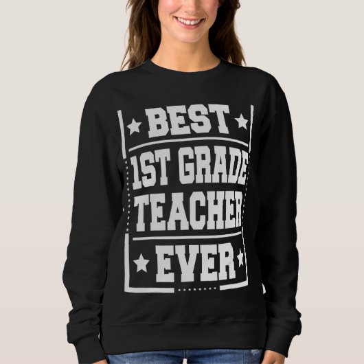 Beste 1e klas Gezegde docenten Trui (Voorkant)