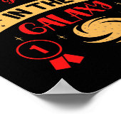 BESTE 2DE GRADER IN DE GALAXY grappig Poster (Hoek)